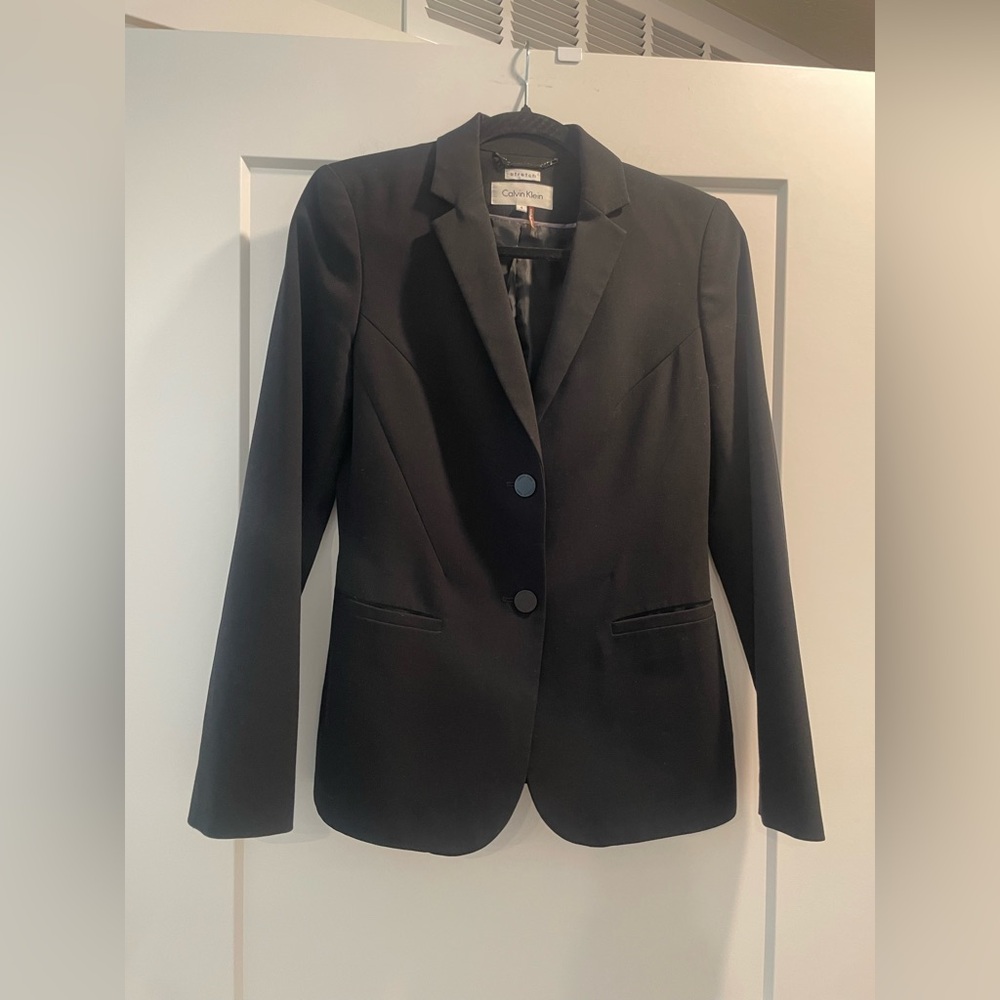 Calvin Klein Women's Classic Black Suit Jacket
